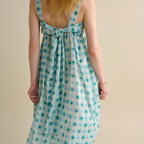 Bellerose Parma Dress Aqua/Green - Picture 7 of 8
